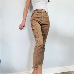 Vintage RARE Button leg pants